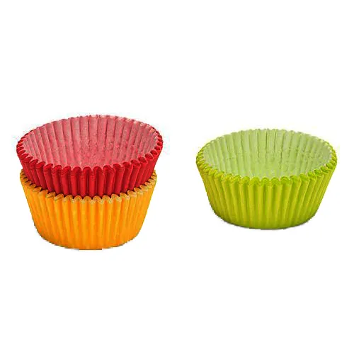 Patisse Papieren Cup cake vormpjes 150 stuks gekleurd